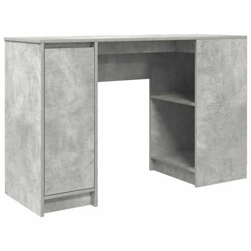 vidaXL Desk 120x42x76 cm Engineered Wood with Versatile Storage for Home Office Use by vidaXL