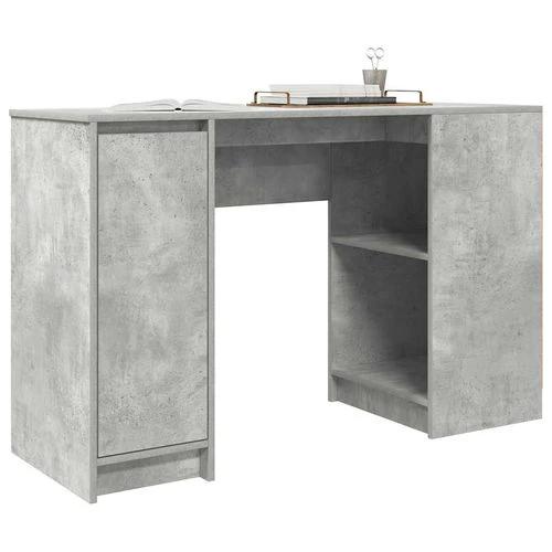 vidaXL Desk 120x42x76 cm Engineered Wood with Versatile Storage for Home Office Use by vidaXL