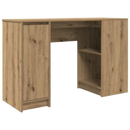vidaXL vidaXL Desk 120x42x76 cm Engineered Wood with Versatile Storage for Home Office Use - Desk