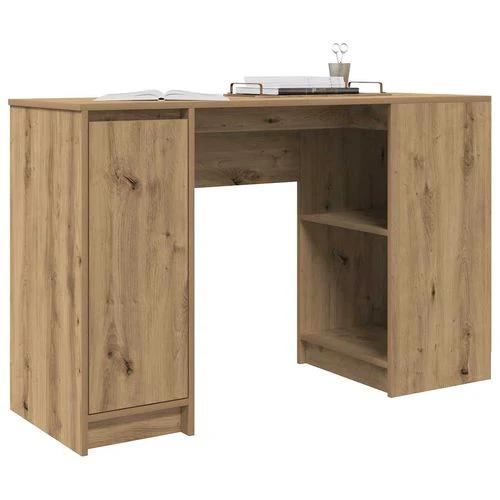 vidaXL vidaXL Desk 120x42x76 cm Engineered Wood with Versatile Storage for Home Office Use - Desk