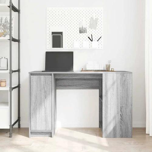 vidaXL Desk 120x42x76 cm Engineered Wood with Versatile Storage for Home Office Use by vidaXL