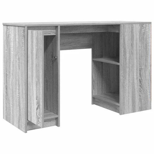 vidaXL Desk 120x42x76 cm Engineered Wood with Versatile Storage for Home Office Use by vidaXL