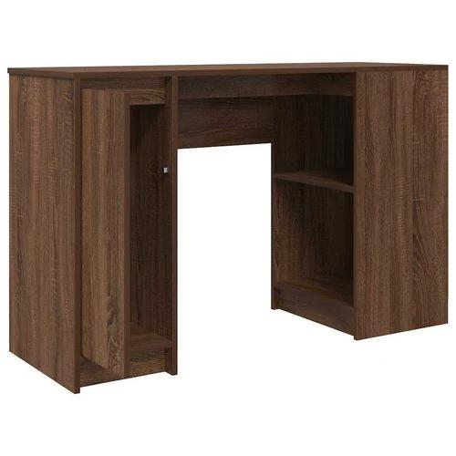 vidaXL vidaXL Desk 120x42x76 cm Engineered Wood with Versatile Storage for Home Office Use - Desk