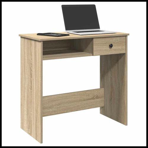 vidaXL Desk White 80x40x75 cm Engineered Wood by vidaXL