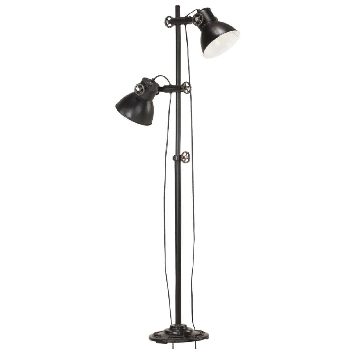 vidaXL Floor Lamp 2 Lampshades Unique Hand-Painted Design by vidaXL