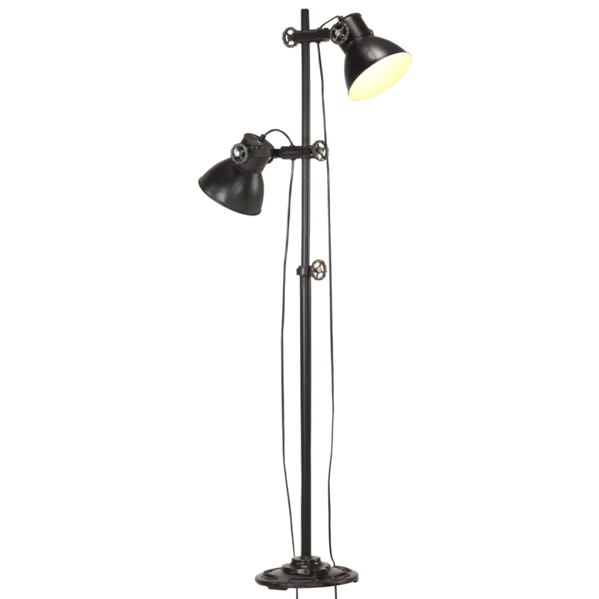 vidaXL vidaXL Floor Lamp 2 Lampshades Unique Hand-Painted Design - Lamp