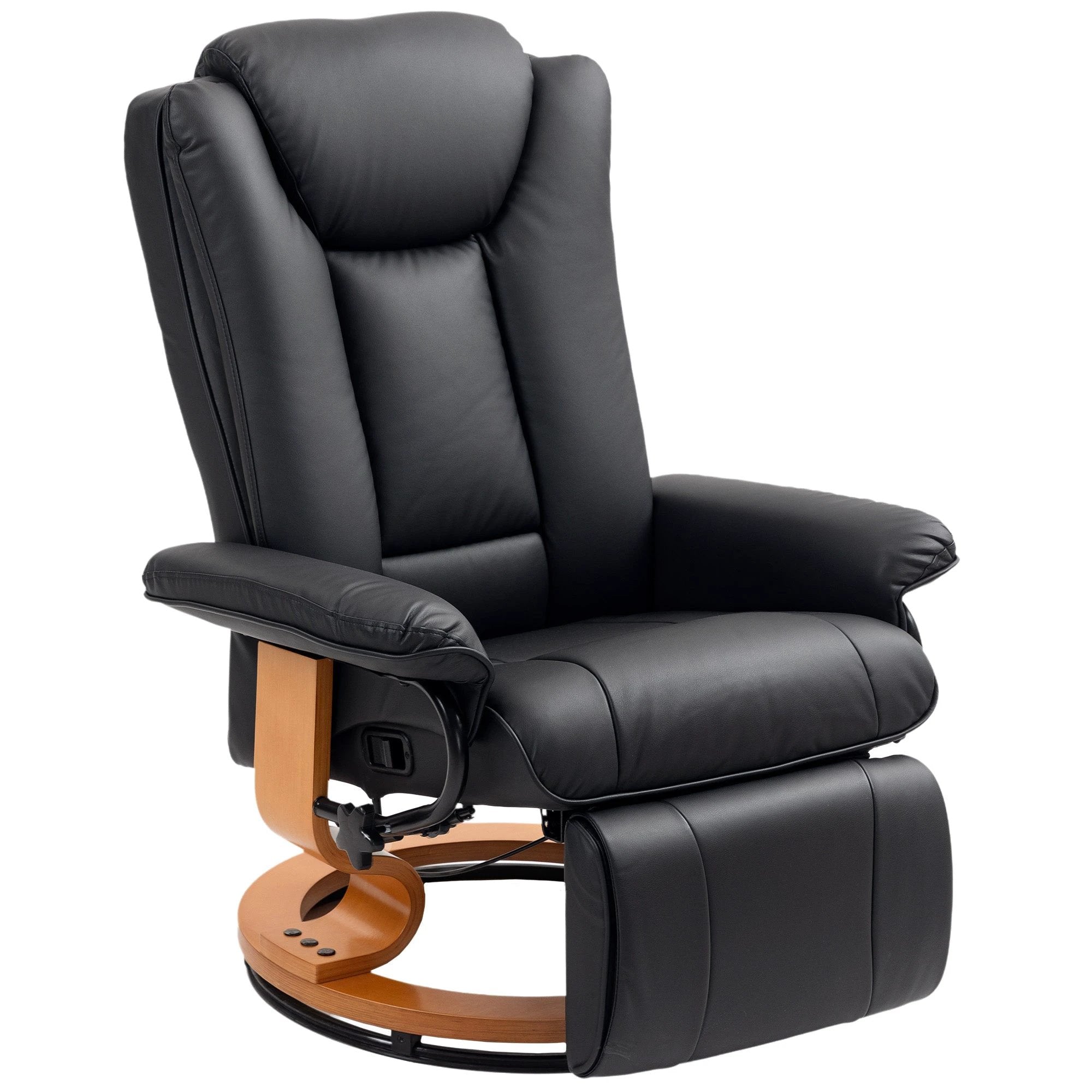 HOMCOM Reclining Armchair 135Degree Footrest LivingRoom by HOMCOM