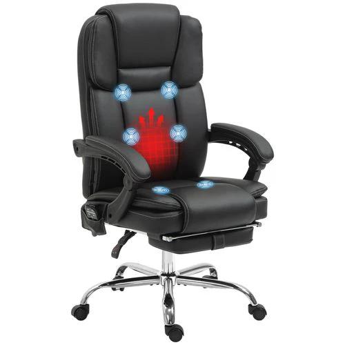 Vinsetto Vinsetto Massage Office Chair, PU Leather High Back Recliner - Office Chair