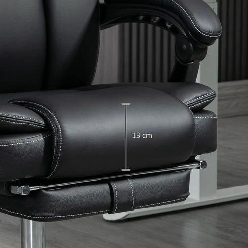 Vinsetto Massage Office Chair, PU Leather High Back Recliner by Vinsetto