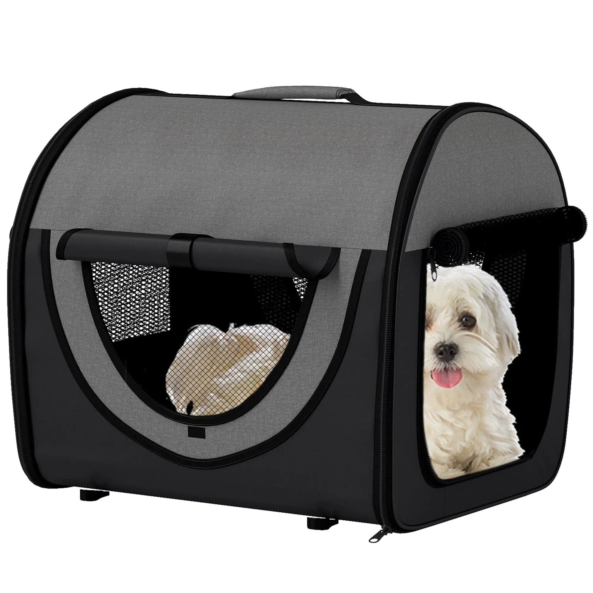 PawHut PawHut Folding Fabric Soft Pet Crate Dog Cat Travel Carrier Cage - Pet Carrier