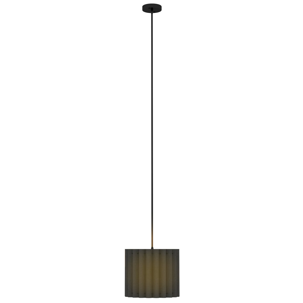 HOMCOM HOMCOM Linen Pendant Light Long Cord E27 Living Room Illumination With Soft Diffused Glow - Pendant Lights