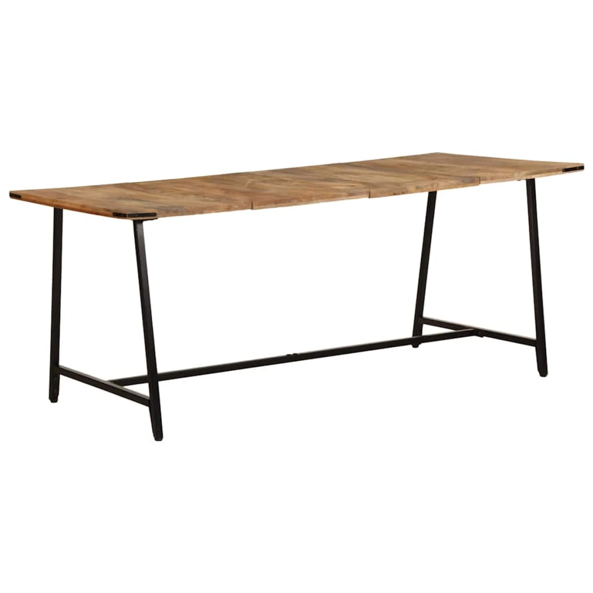 vidaXL VidaXL Dining Table 140x70x75cm Mango Wood Durable Family - Dining Table