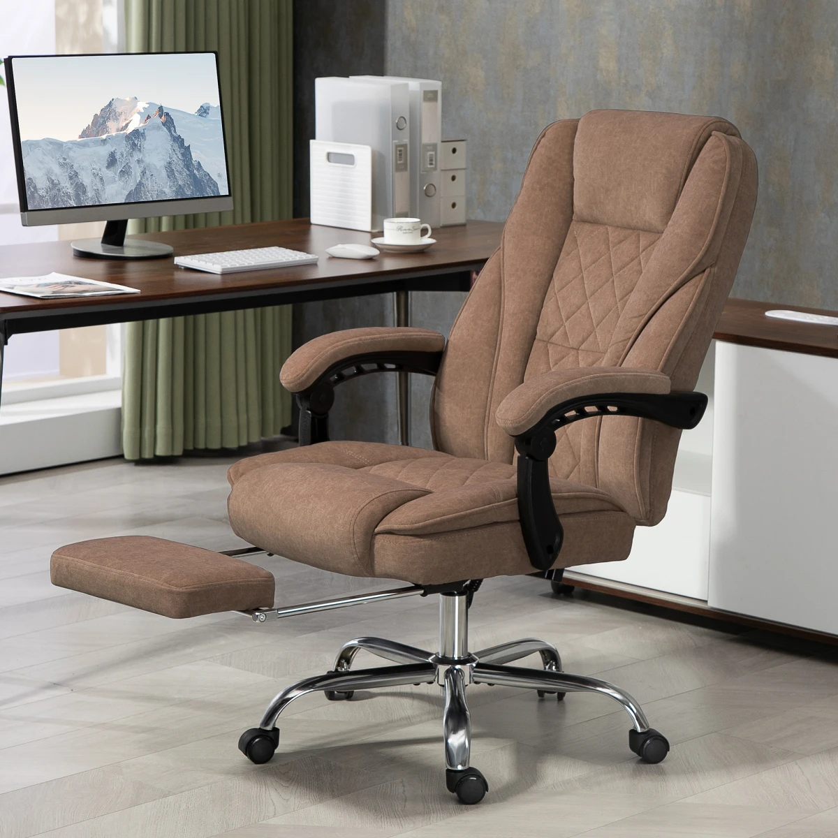 Vinsetto Massage Office Chair Six Point Massage For Desk by Vinsetto