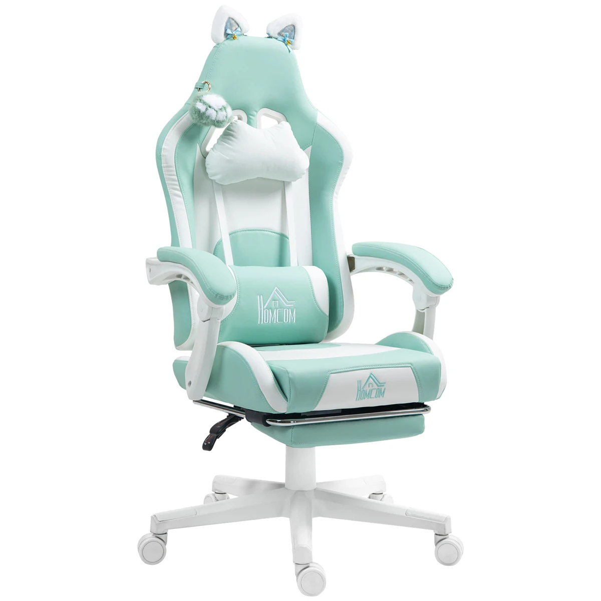 HOMCOM HOMCOM Gaming Chair 44 52cm Seat Reclining Footrest Gamers - Office Chair