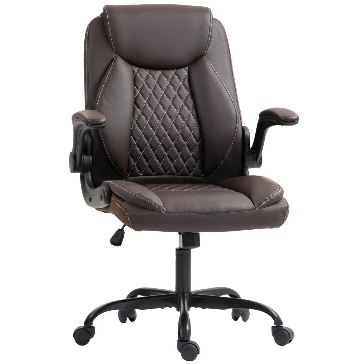 HOMCOM HOMCOM Office Chair 46-54cm Thick Cushion Office - Office Chair