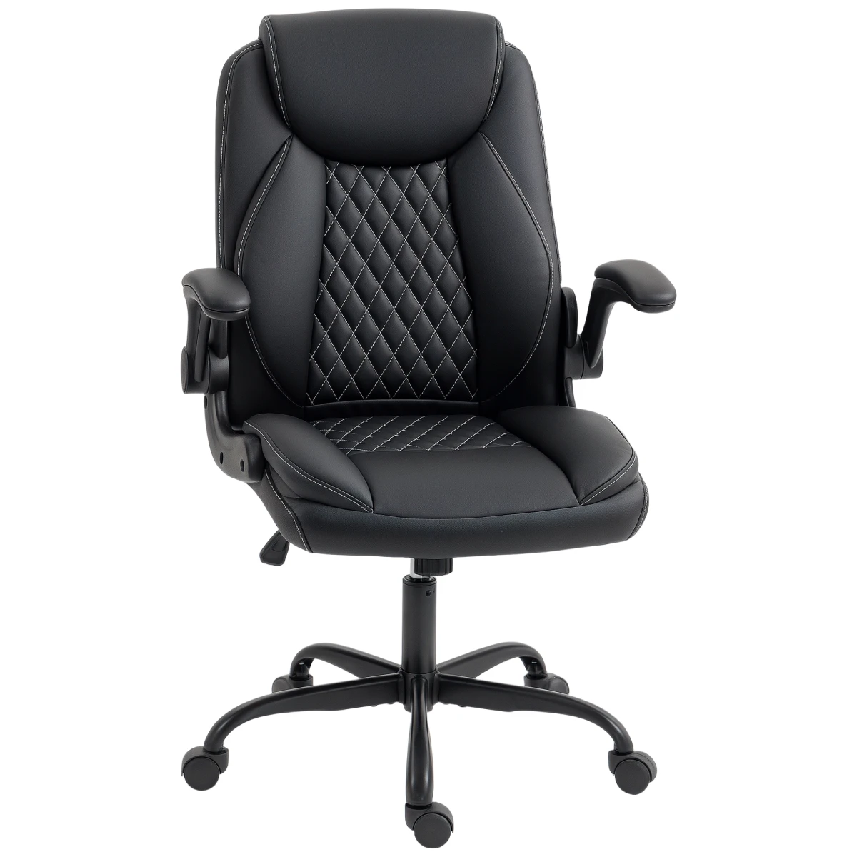 HOMCOM HOMCOM Office Chair 46-54cm Thick Cushion Office - Office Chair