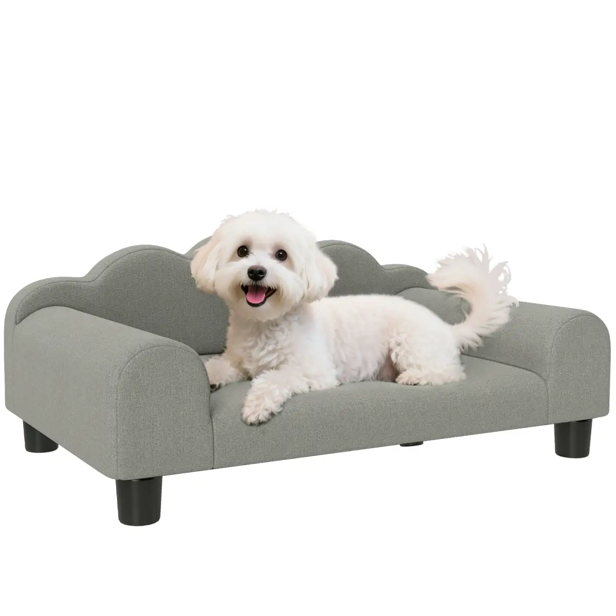 PawHut PawHut Dog Sofa Bed, Cat Sofa with Backrest, Armrest, for Small Dogs - Dog Beds