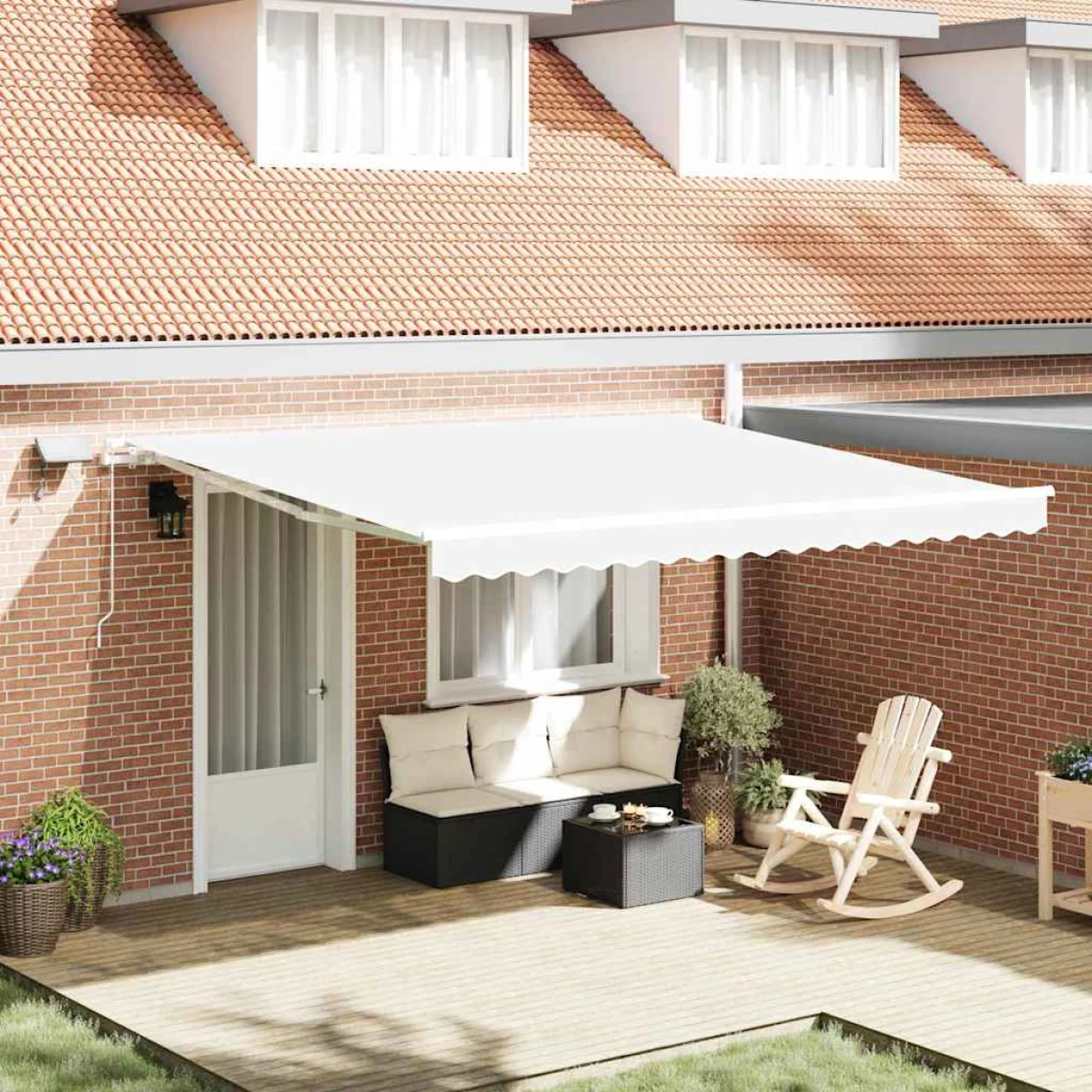 vidaXL Awning 300x250 cm LED Patio by vidaXL