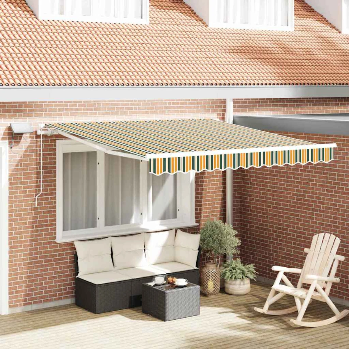 vidaXL vidaXL Awning 300x250 cm LED Patio - Cover
