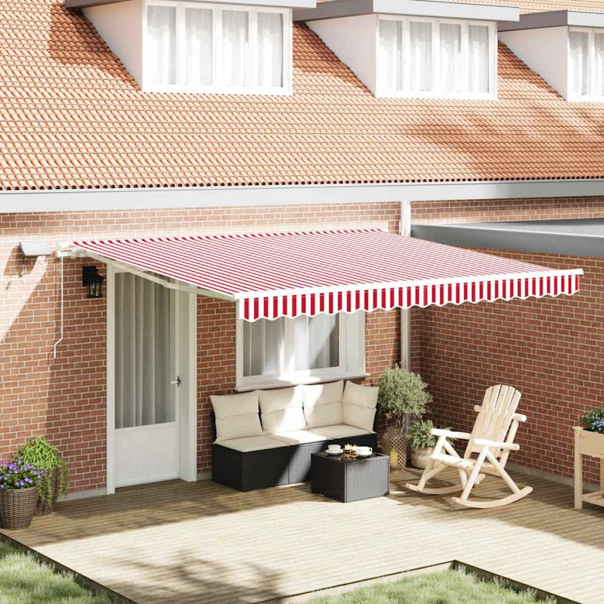 vidaXL Awning 300x250 cm LED Patio by vidaXL