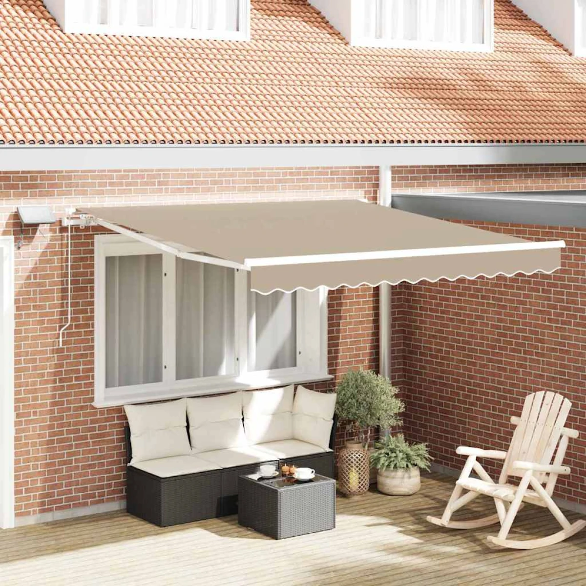 vidaXL vidaXL Awning 300x250 cm LED Patio - Cover