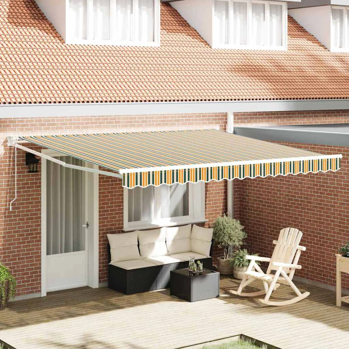 vidaXL Awning 300x250 cm LED Patio by vidaXL