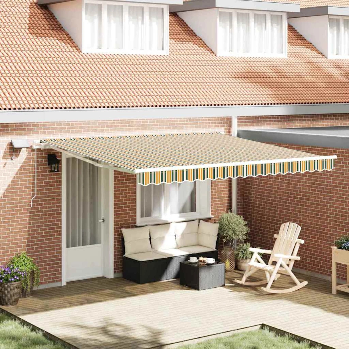 vidaXL Awning 300x250 cm LED Patio by vidaXL