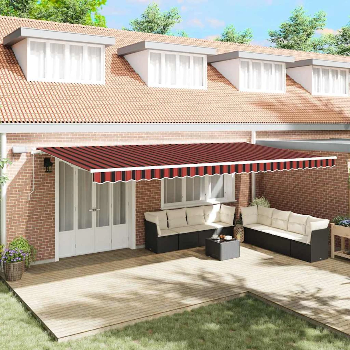 vidaXL Awning 300x250 cm LED Patio by vidaXL