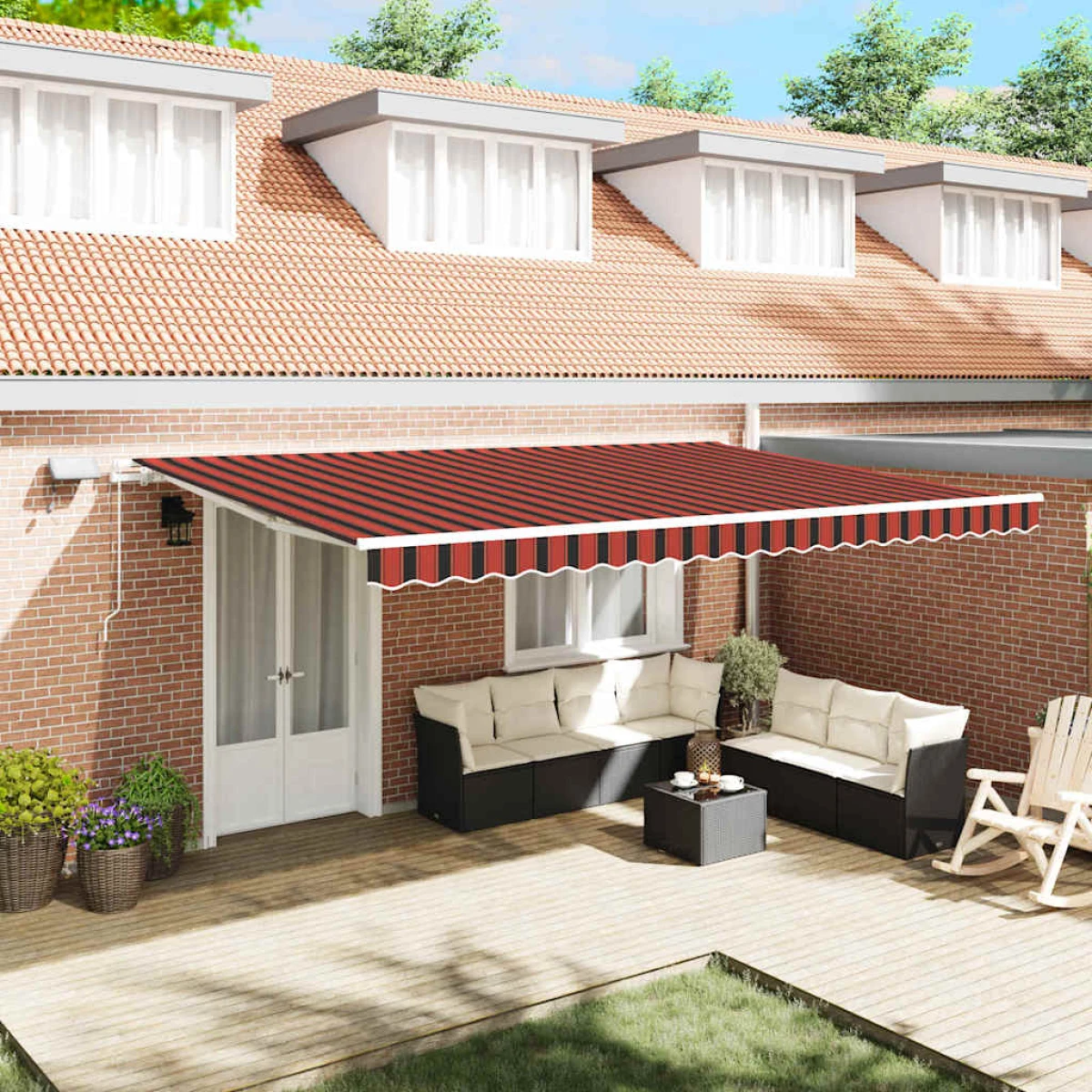 vidaXL Awning 300x250 cm LED Patio by vidaXL