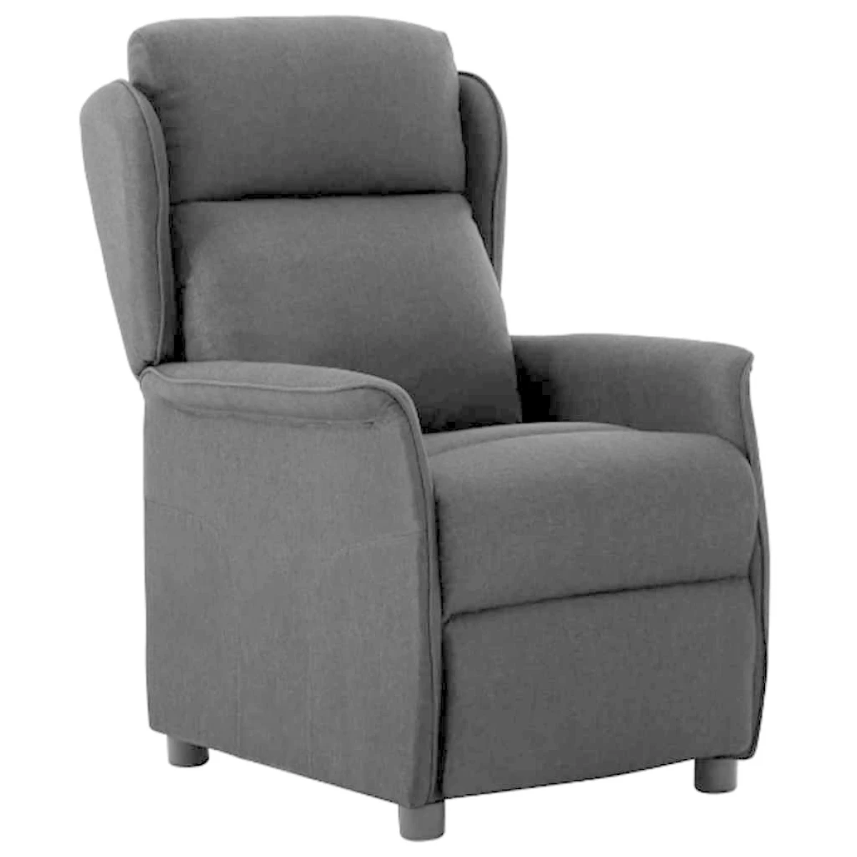 vidaXL Recliner Chair 67.5x93.5x101.5 cm Fabric With Reclining Backrest And Extendable Footrest For Living Room by vidaXL