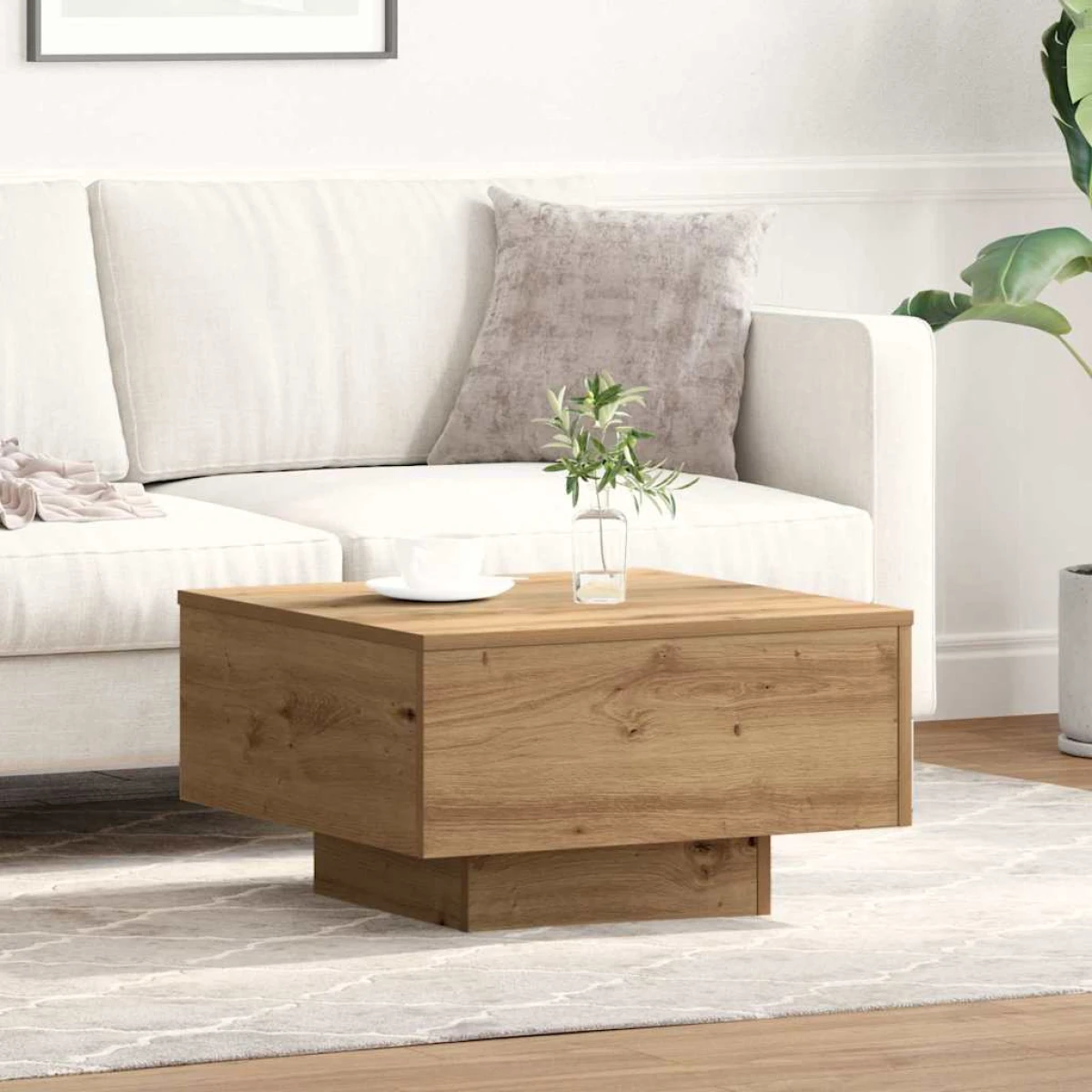 VidaXL Coffee Table 55x55x31 cm Engineered Wood by vidaXL