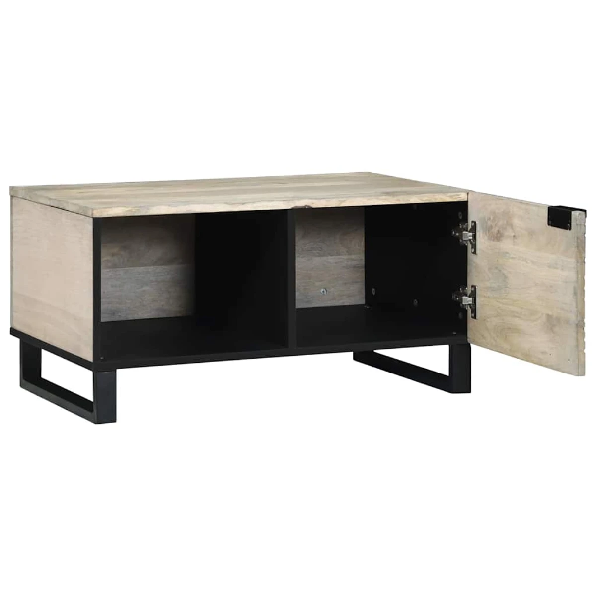 VidaXL Coffee Table 80x50x40 Solid Mango Wood Living Room by vidaXL