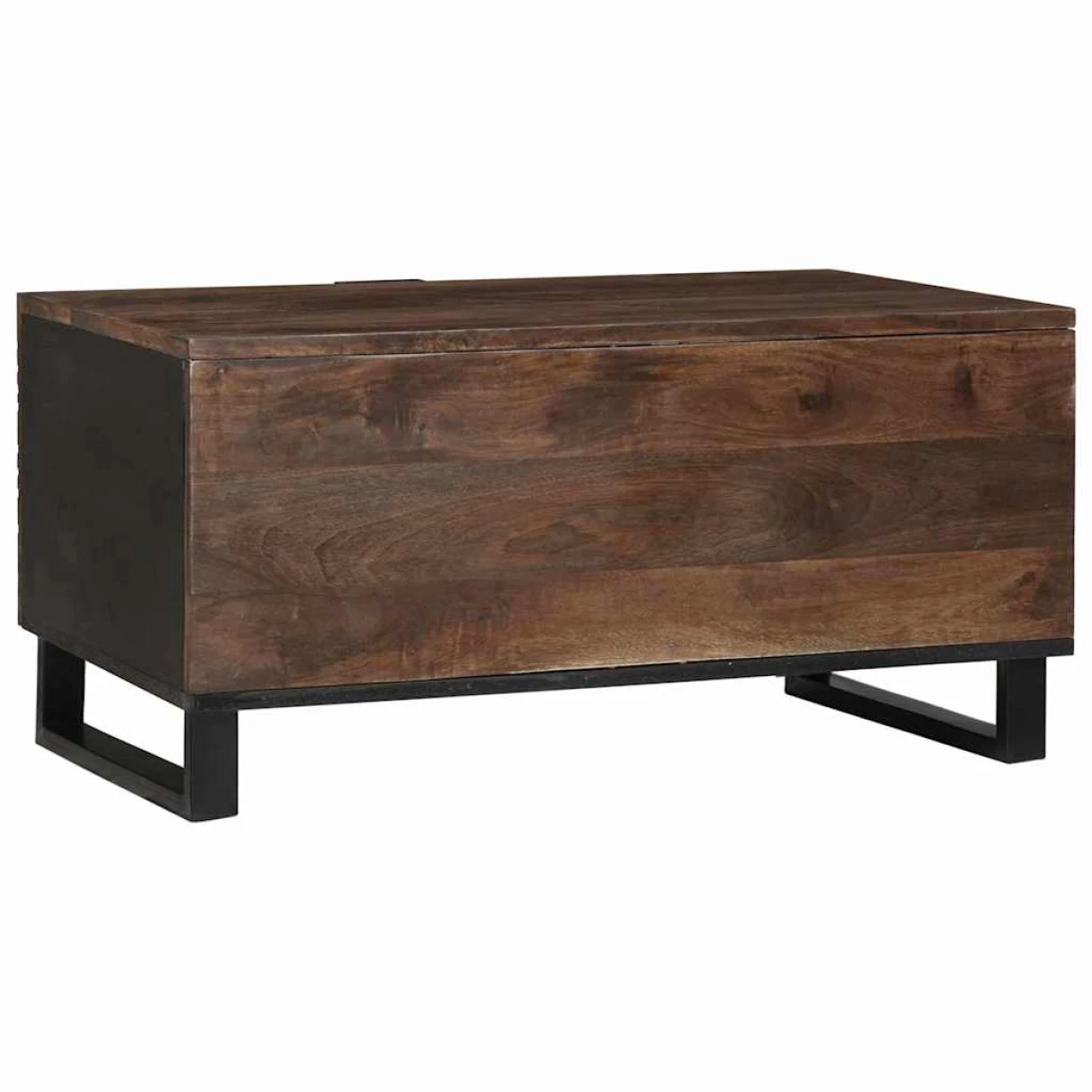 VidaXL Coffee Table 80x50x40 Solid Mango Wood Living Room by vidaXL