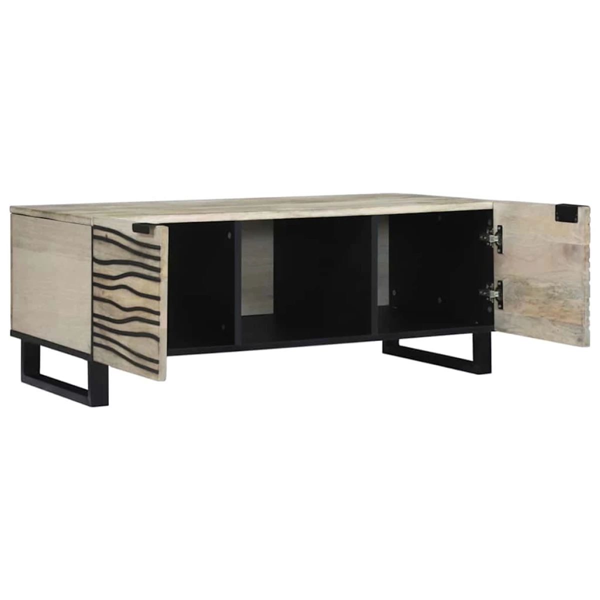 VidaXL Coffee Table 100x54x40 cm Rustic Storage Living Room by vidaXL