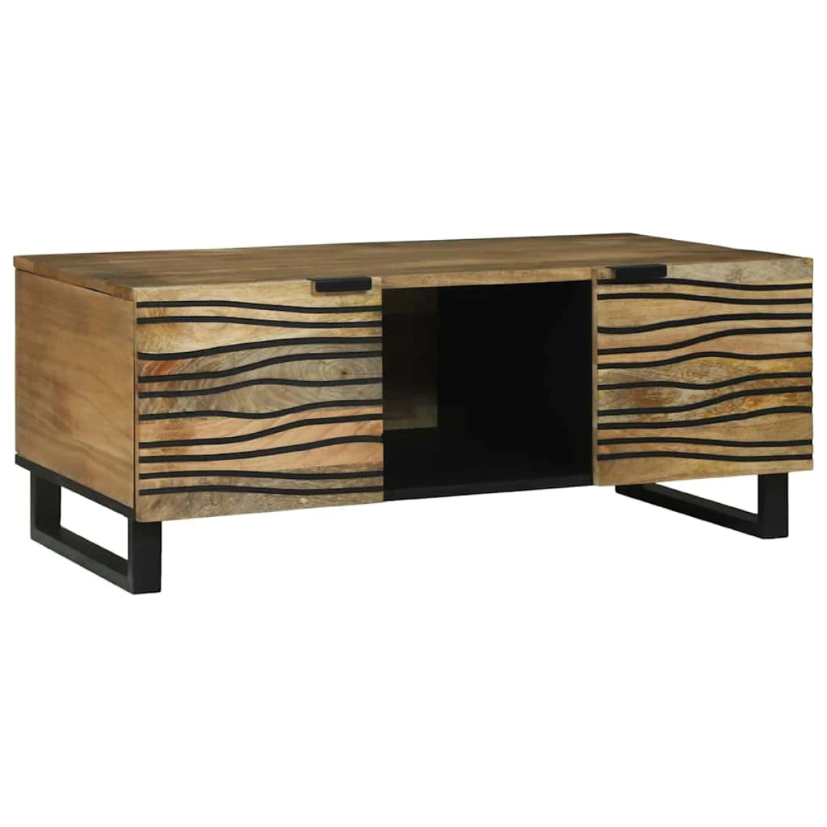 vidaXL VidaXL Coffee Table 100x54x40 cm Rustic Storage Living Room - Coffee Table
