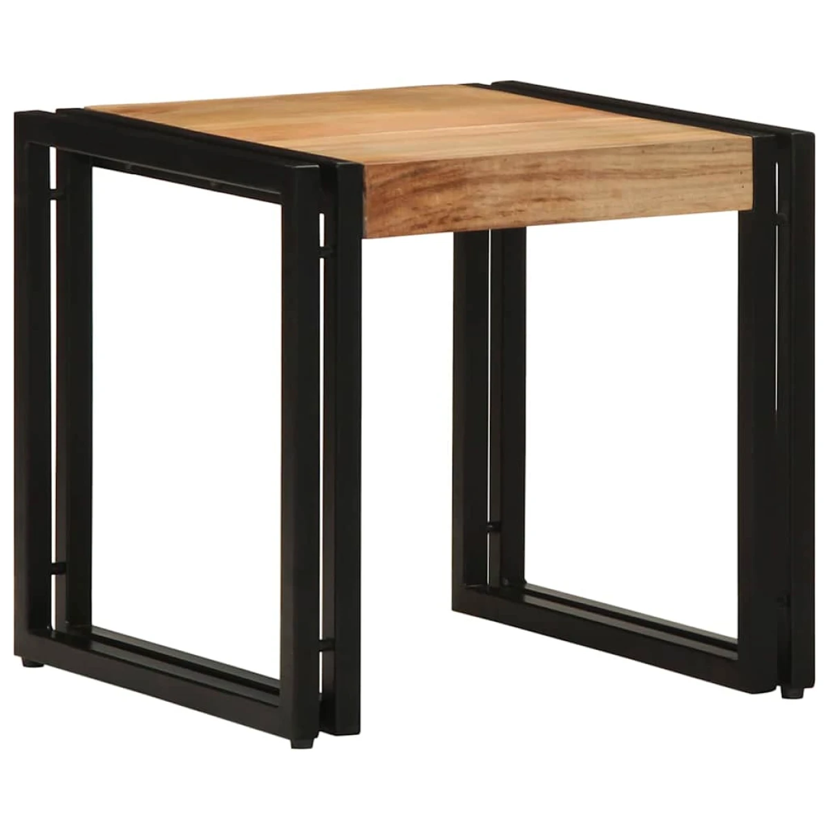 VidaXL Coffee Table 40x40x38 cm Mango Wood Rustic Living by vidaXL