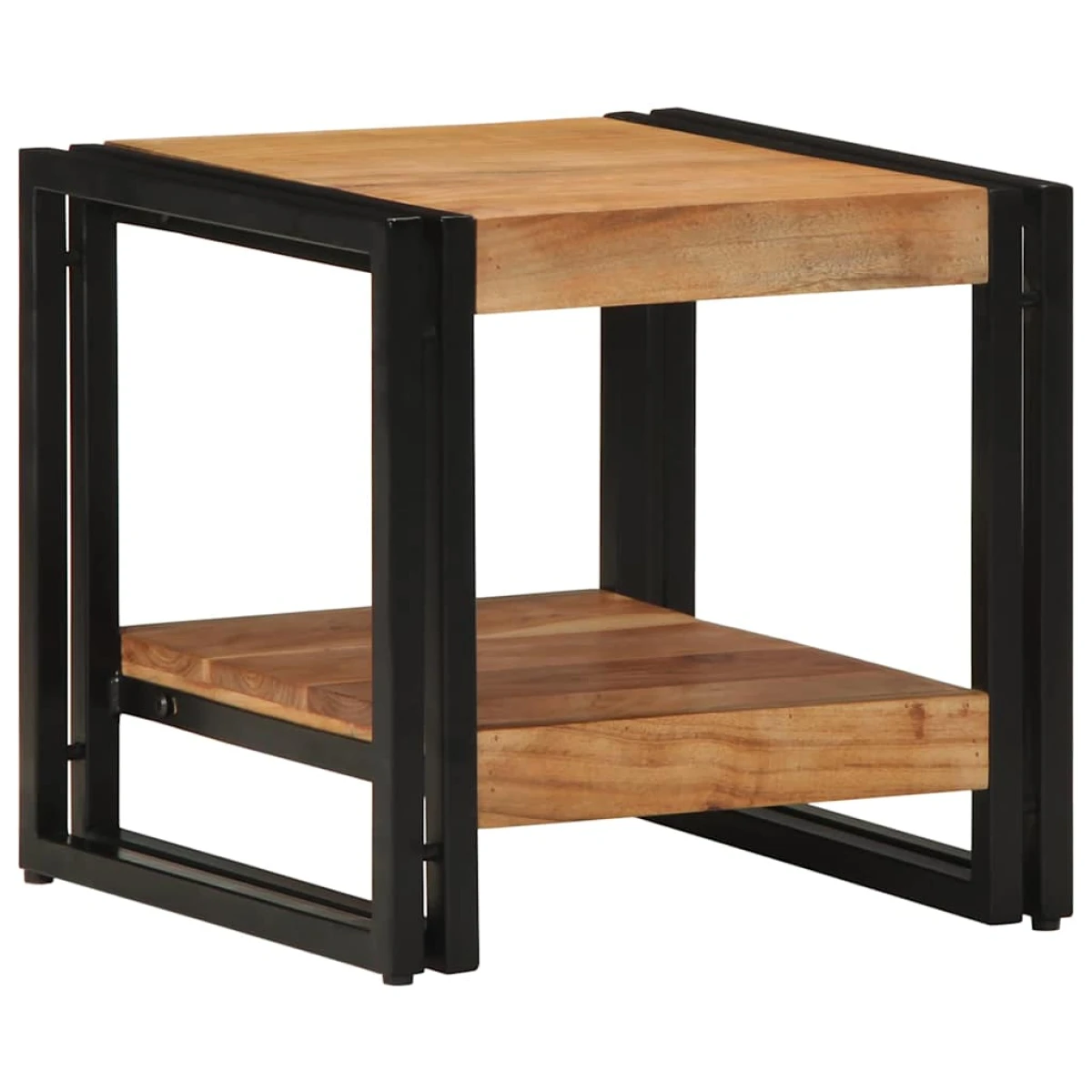 VidaXL Coffee Table 40x40x38 cm Mango Wood Rustic Living by vidaXL