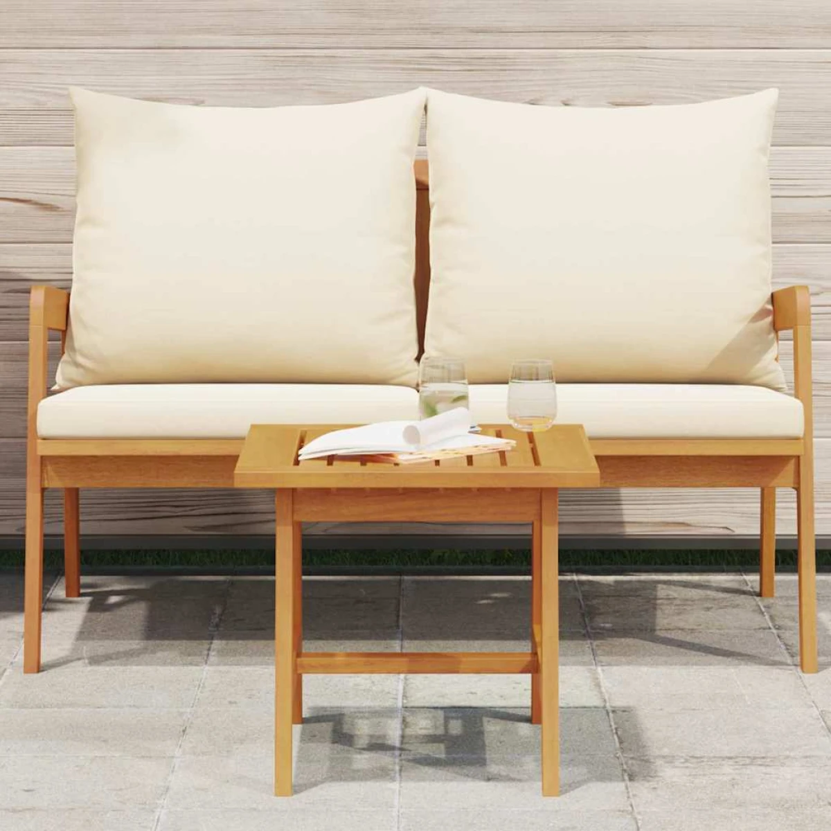 vidaXL VidaXL Coffee Table Solid Acacia Wood Outdoor Garden - Coffee Table