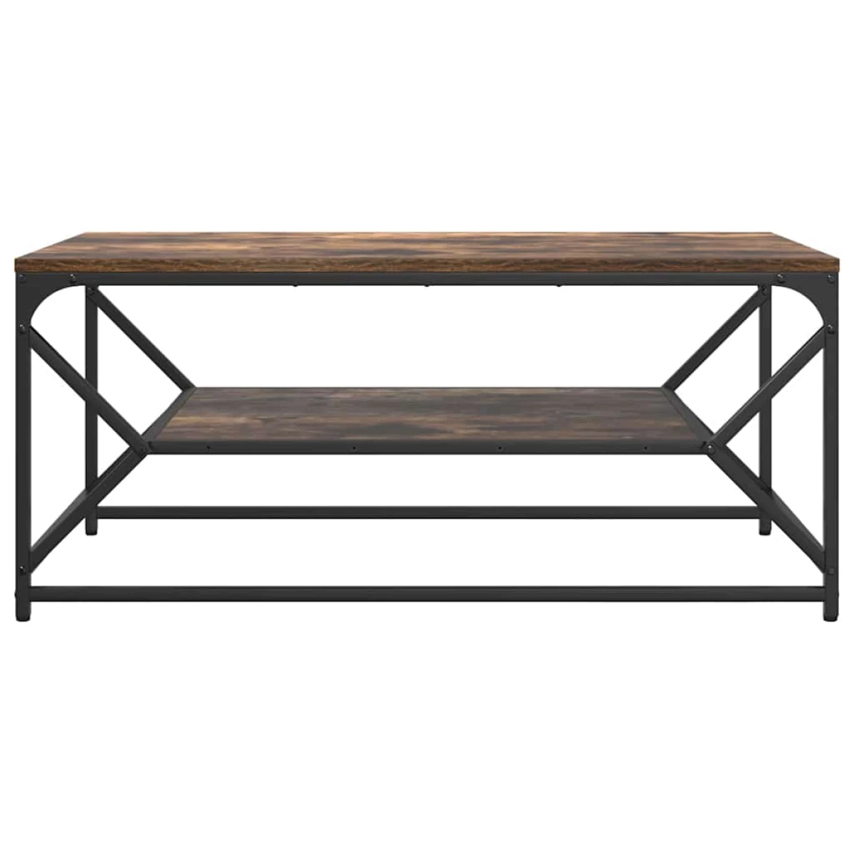 VidaXL Coffee Table 51x50x40 cm Black Oak Modern Lounge by vidaXL