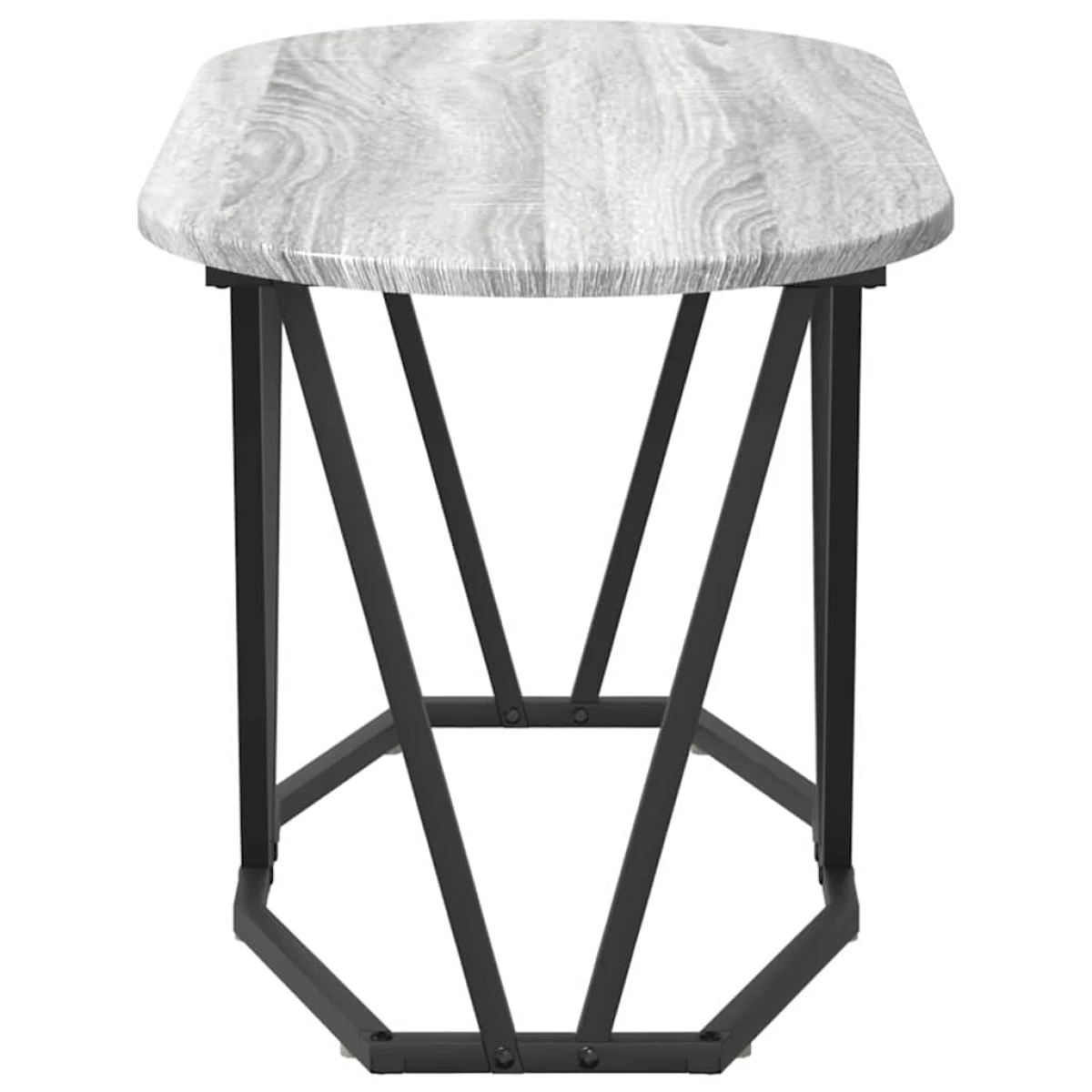 vidaXL VidaXL Coffee Table 80 x 40 x 40.5 cm Oval Design - Coffee Table