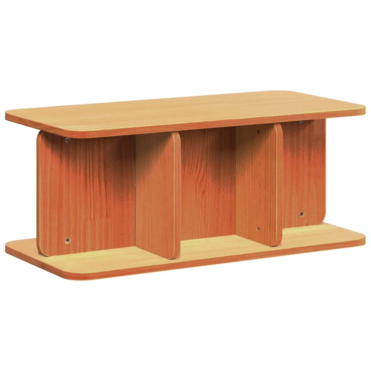 vidaXL VidaXL Coffee Table 80x39.5x33.5 cm Solid Pine Living Room - Coffee Table