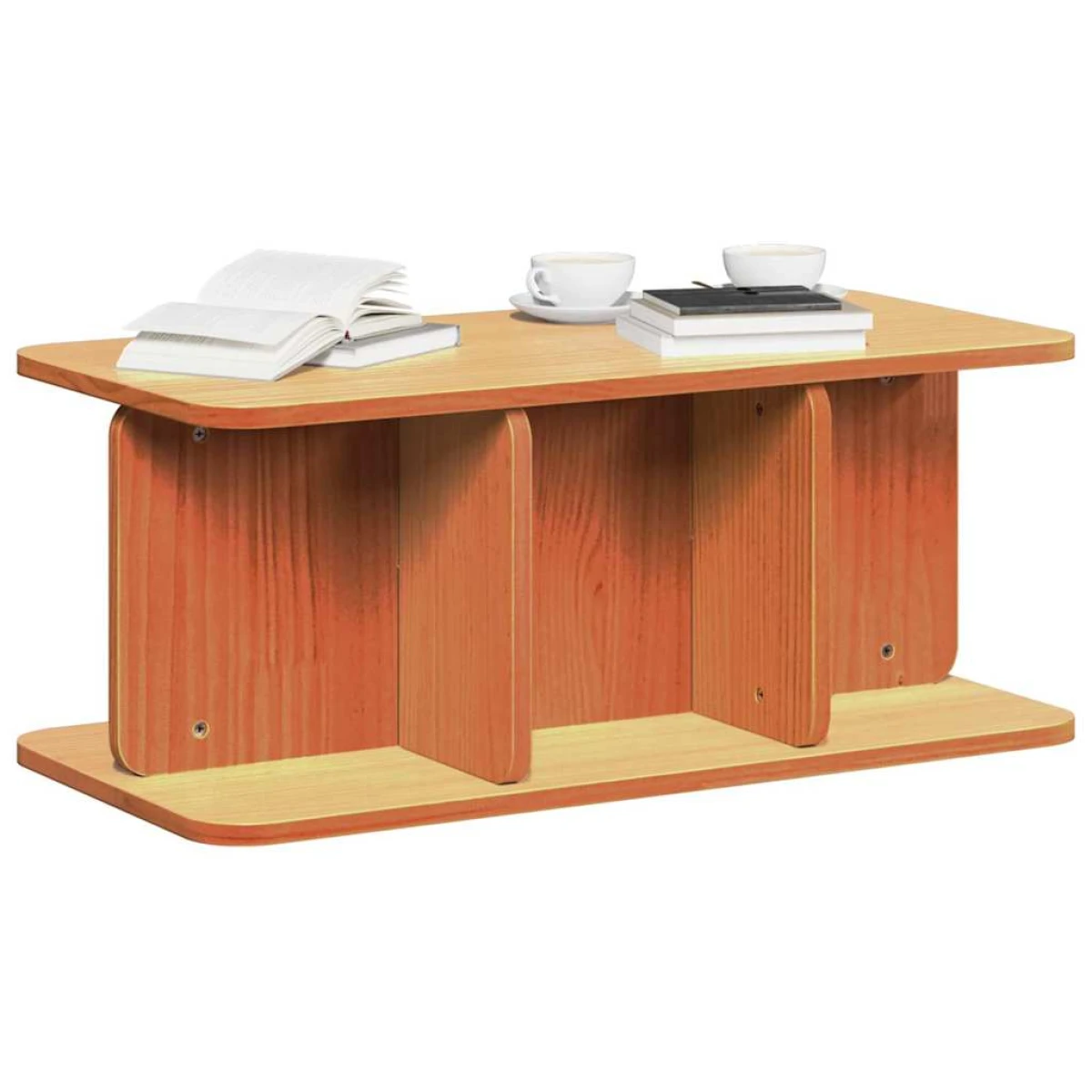 vidaXL VidaXL Coffee Table 80x39.5x33.5 cm Solid Pine Living Room - Coffee Table