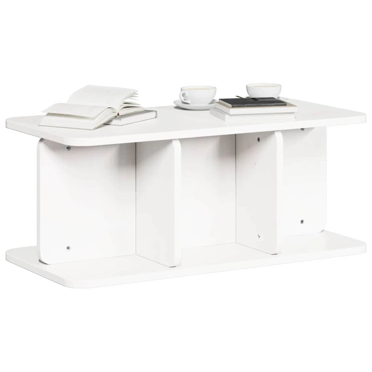 vidaXL VidaXL Coffee Table 80x39.5x33.5 cm Solid Pine Living Room - Coffee Table