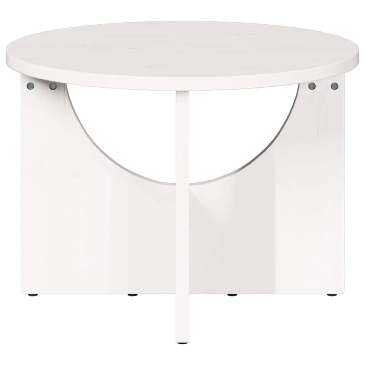VidaXL Coffee Table 50 x 50 x 35 cm Solid Pine Living Room by vidaXL