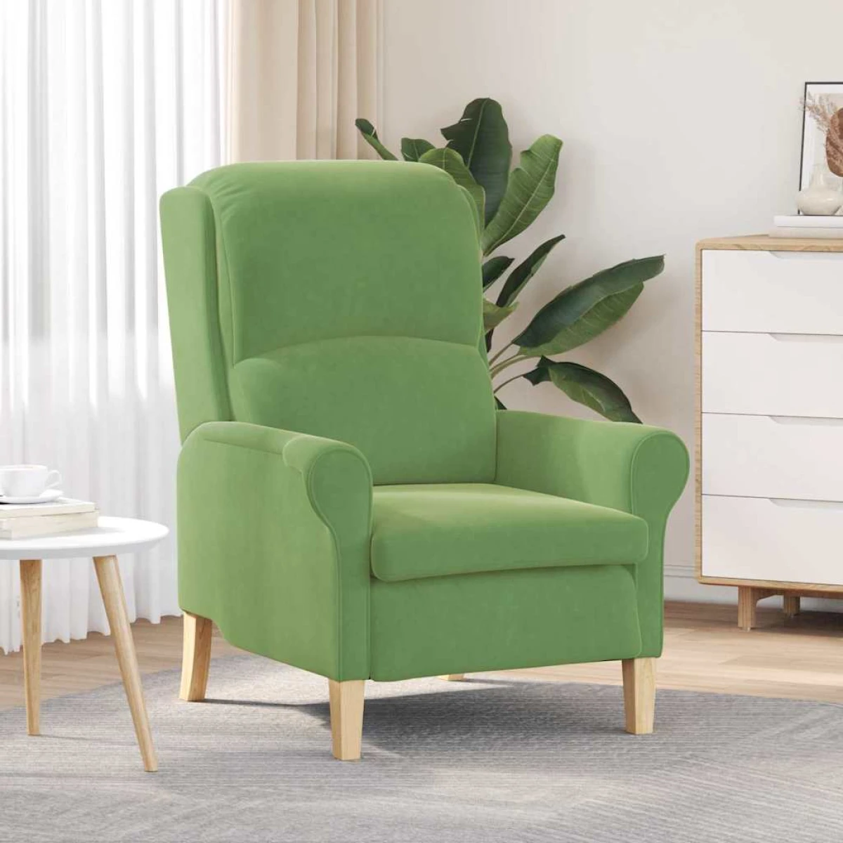 VidaXL Armchair 76x94x102 cm Velvet Comfort Living Room by vidaXL