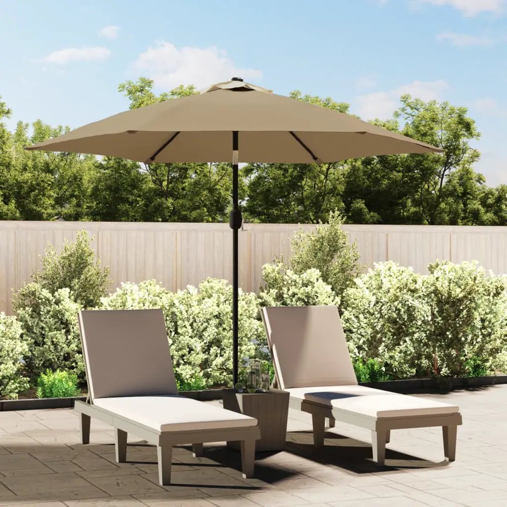 vidaXL vidaXL Garden Parasol with Metal Pole 300 cm Anthracite - Parasol