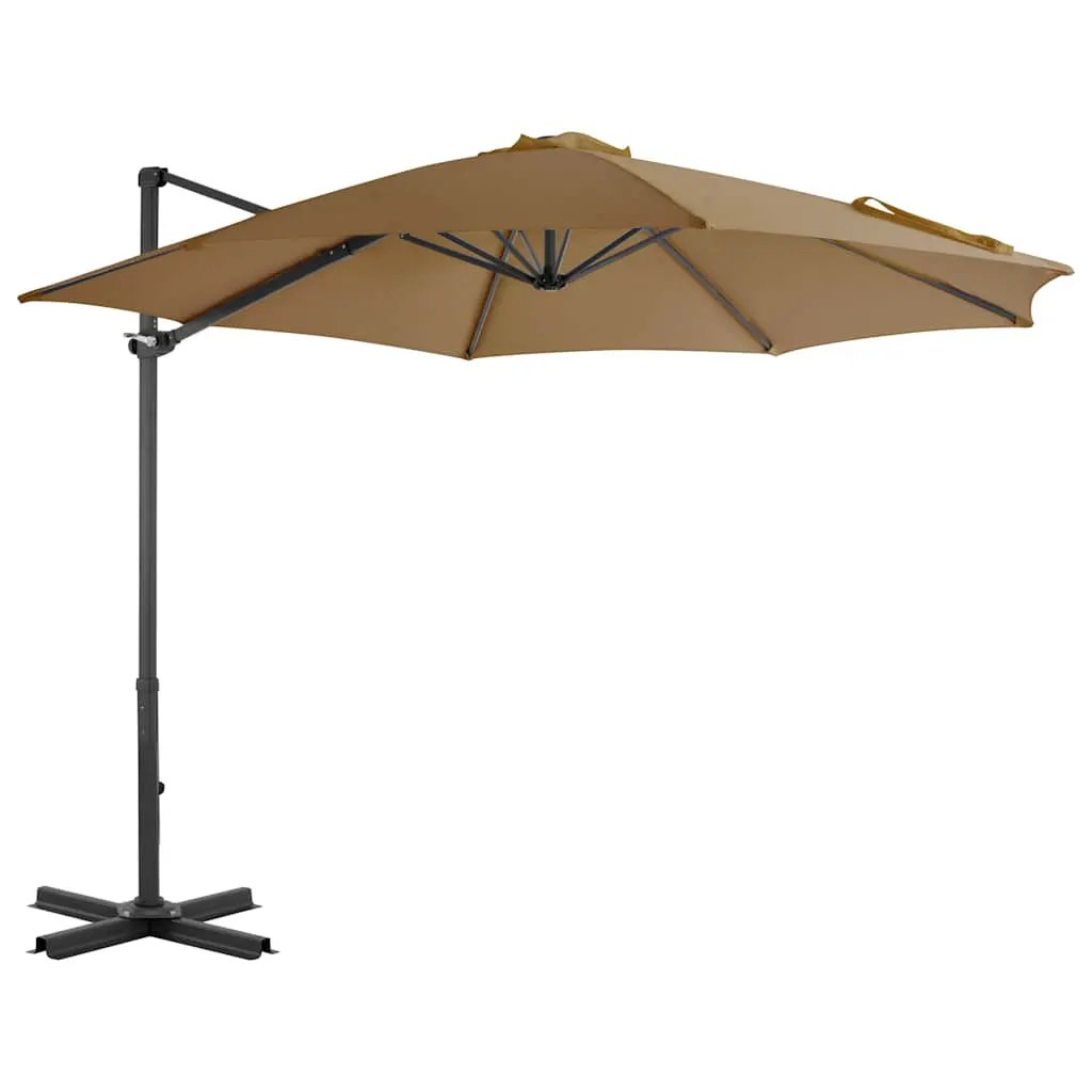 vidaXL vidaXL Garden Parasol with Portable Base Green - Parasol