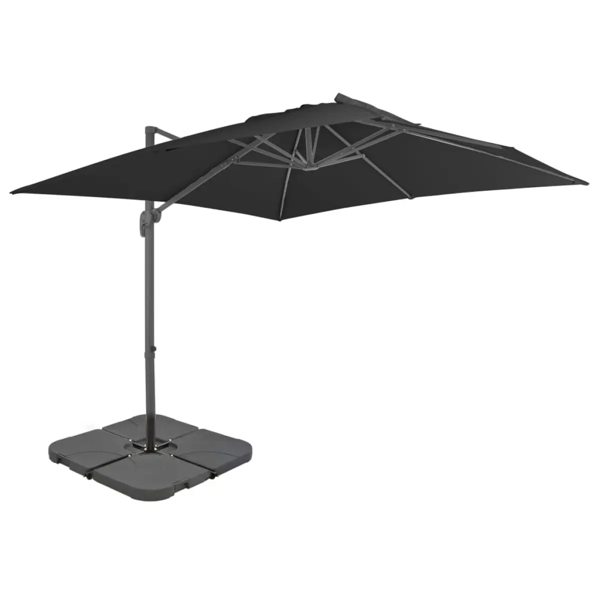 vidaXL vidaXL Garden Parasol with Portable Base Sand - Parasol