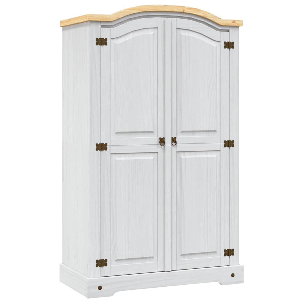 vidaXL vidaXL Wardrobe Mexican Pine Corona Range 2 Doors Grey - Wardrobe