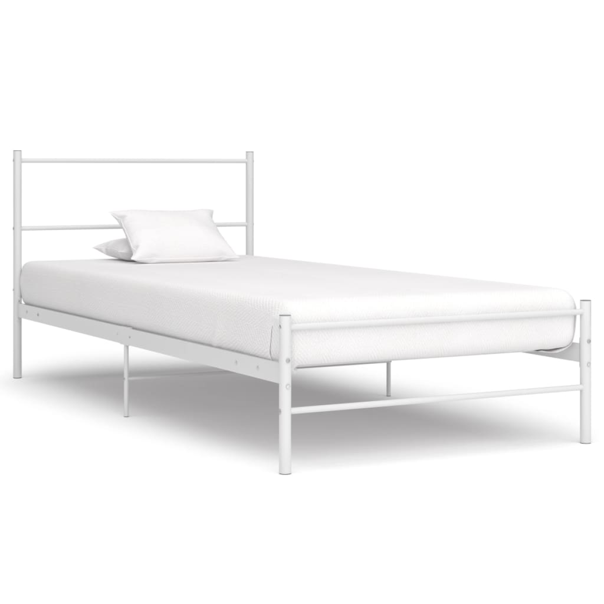 vidaXL Bed Frame | Grey | Metal | Super King | Tough | Bed Frame | Rectangular - from vidaXL